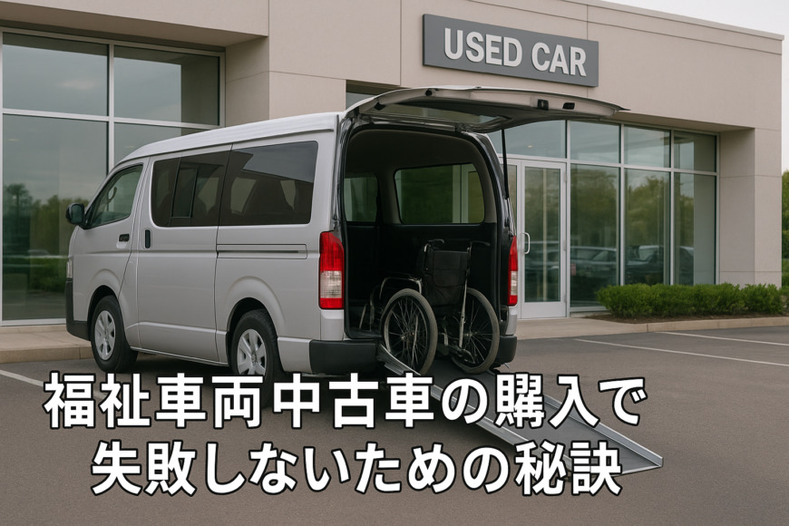 福祉車両中古車の購入で失敗しないための秘訣