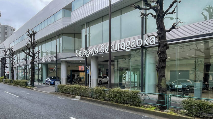 【本日の配車日記(4/1)】左アクセル付レンタカーをメルセデス・ベンツ世田谷桜丘様へ<損保代車>