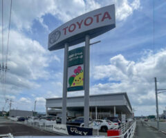 【本日の配車日記(7/18)】手動運転装置付レンタカーを福岡トヨペット 八女インター店様へ＜損保代車＞